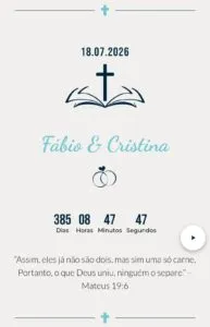 design de convite cristao com confirmacao de presenca