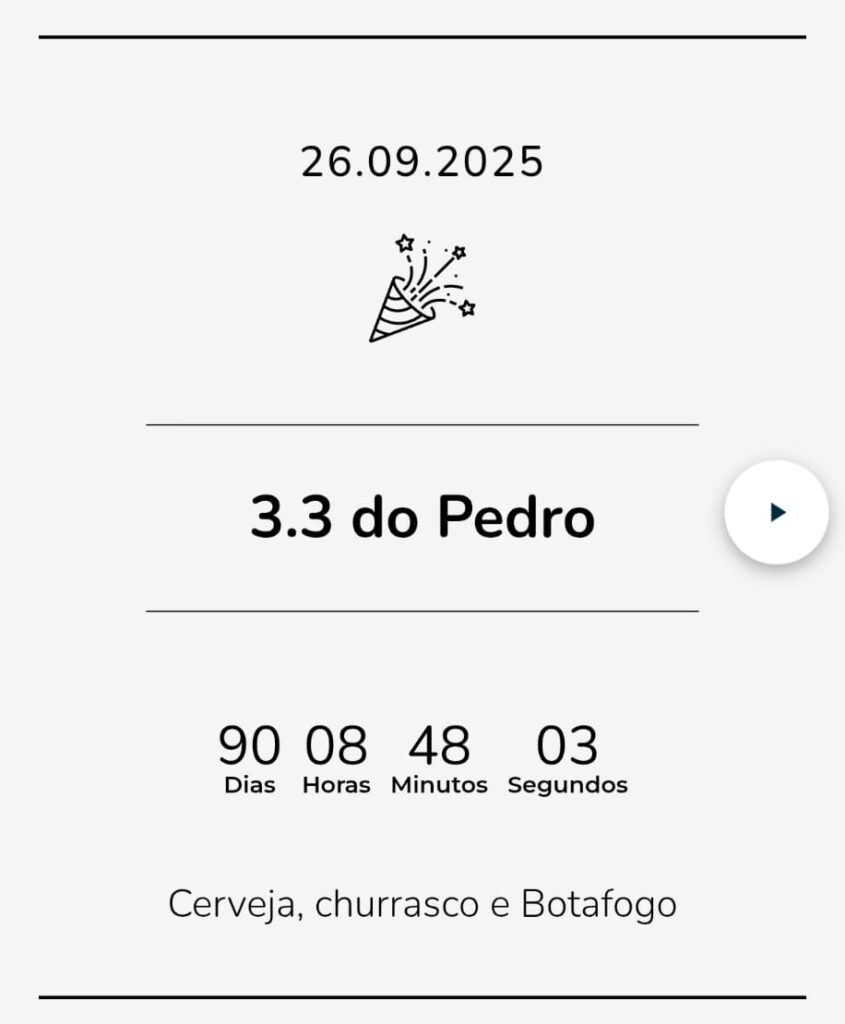 Modelo de convite 🎂 Evento Branco e Preto