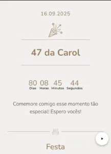 modelo de convite site elegante de aniversario