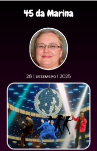 convite Festa disco 80s 70s flashbag