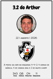 convite virtual interativo vasco