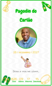 convite samba pagode virtual