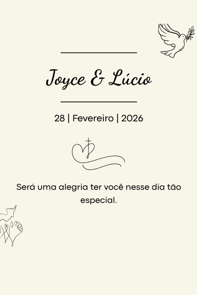 Modelo de convite Cristão 2.0