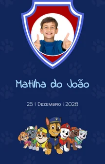 convite patrulha canina