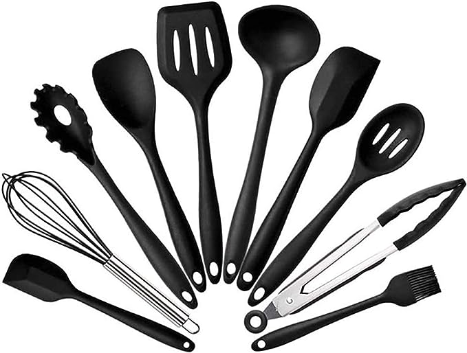 Kit de utensílios de cozinha de silicone