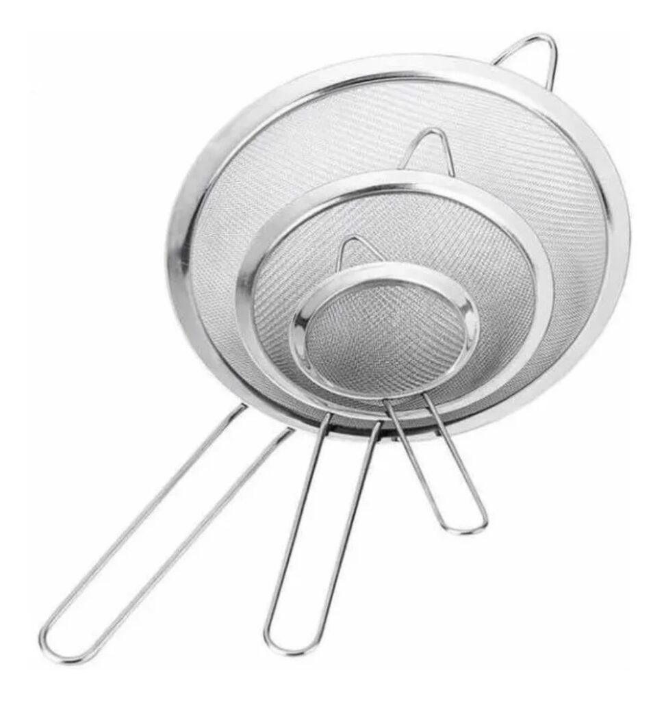 Kit peneira de inox