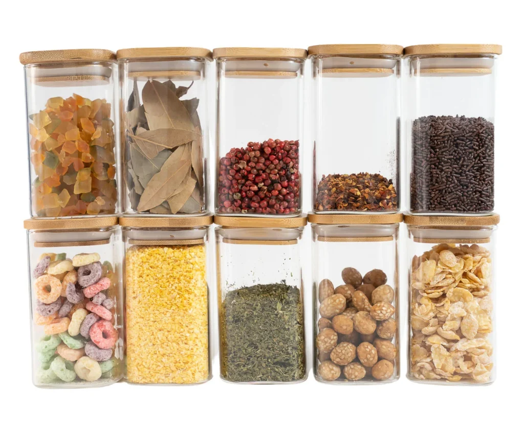 Conjunto de potes herméticos