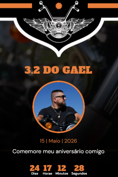 Modelo de convite Moto